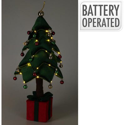 Tree Christmas With Led, White Calido, a Batteries 70CM. Basics — image 1