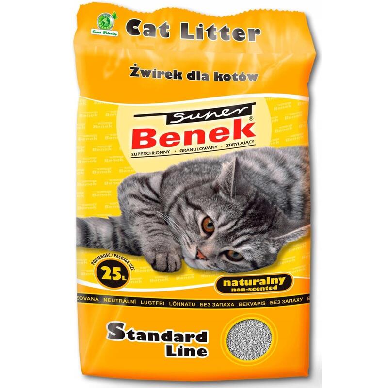 Super Benek Arena Gato Standard Natural 25L Activo