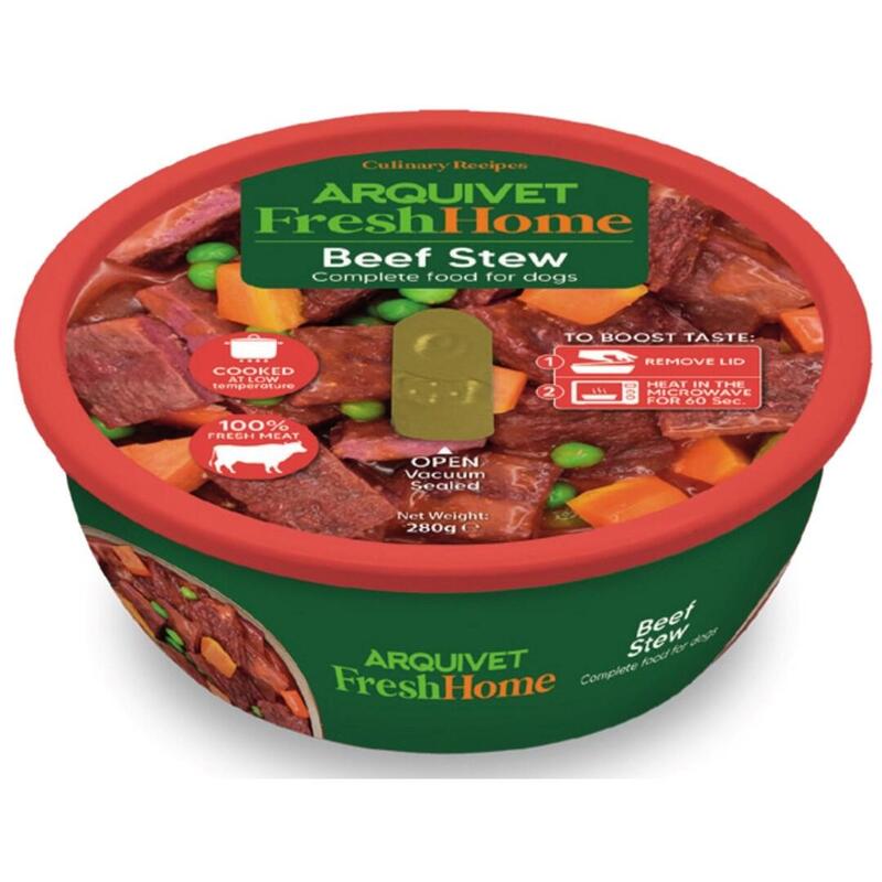 Arquivet Fresh Home Beef Stew - Comida Húmeda Perros - 280G