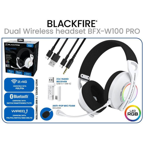 Headphone Wireless W100 Pro — image 1