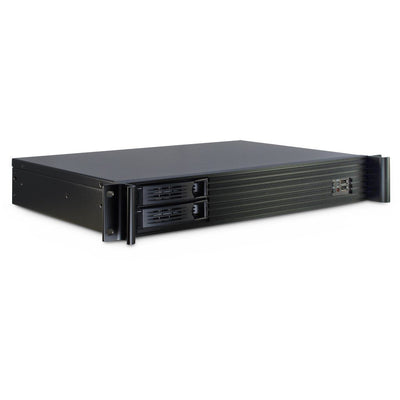 Box Ipc 1.5U Rack 1.5U-1528L Mini-itx, Black 2XUSB2.0 — image 1