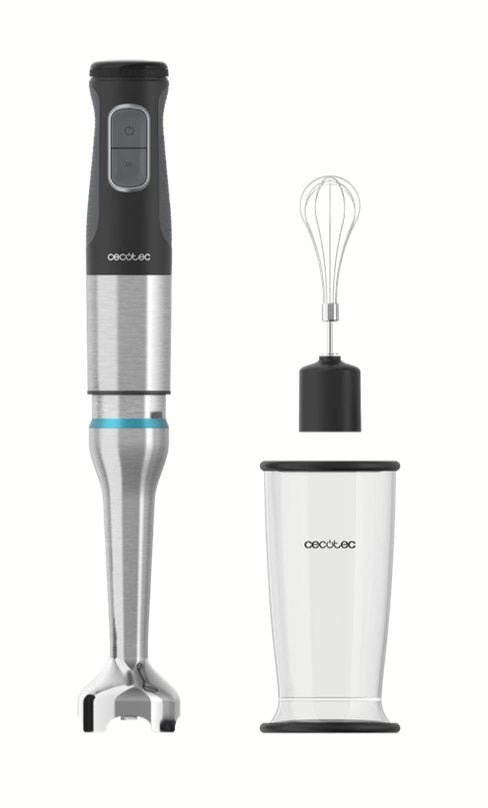 Cecotec 03960 Blender Inmersión 1200W Black Steel Inoxidable