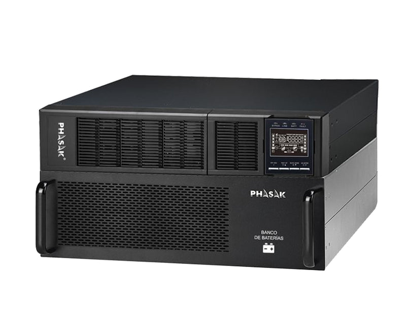 Phasak UPS Pro 6000VA 4800W Rack 19 On-line