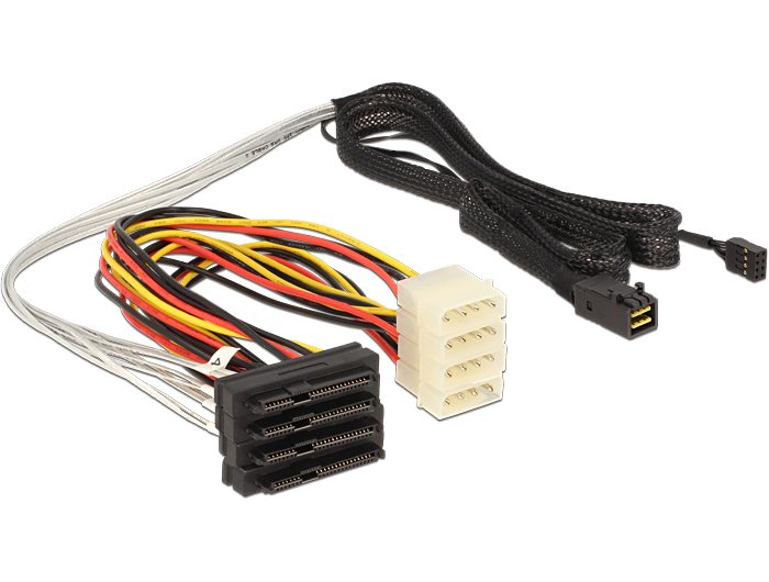 Delock 83391 Cable Serial Attached Scsi (sas) 1M