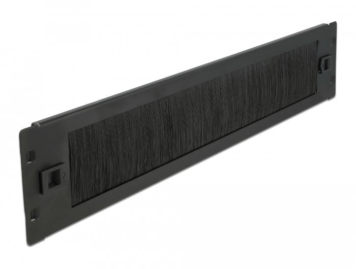Delock 19? Organiser Cables Power Strip Brush Without Tools 2 He Black