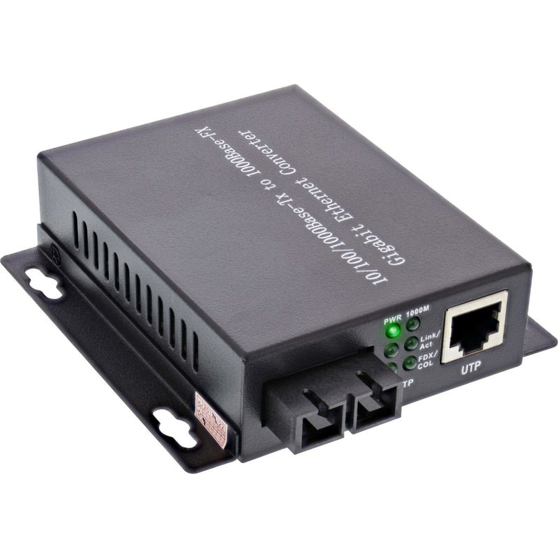 Inline Convertidor Medios 10/100/1000MB/S Tp a Fo (sc Duplex), Sm, 20KM