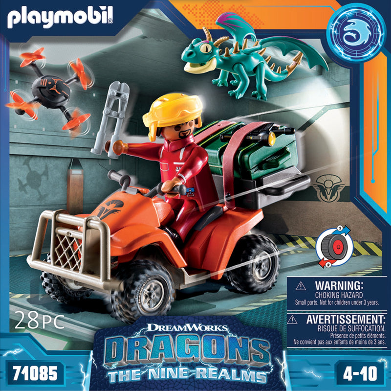 Playmobil 71085 Dragons: The Nine Realms - Icaris Quad & Phil, Konmruktionsspielzeug 71085