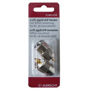 Albrecht 50120 Connector Coaxial 2 Pieces