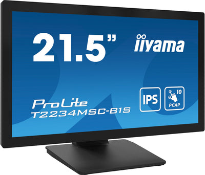 Iiyama 54.6CM 21,5 T2234MSC-B1S 16:9M-TOUCH HDMI + DP IPS Retail — image 1
