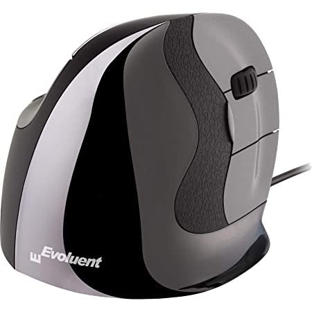 Evoluent Mouse Verticalraton D Rechts Medium Anthrazit Retail
