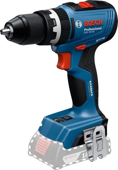 Bosch Drill Percutor Wireless Professional Gsb 18V-65 Professional Body Only 18 Voltios Blue Without Battery N — image 1