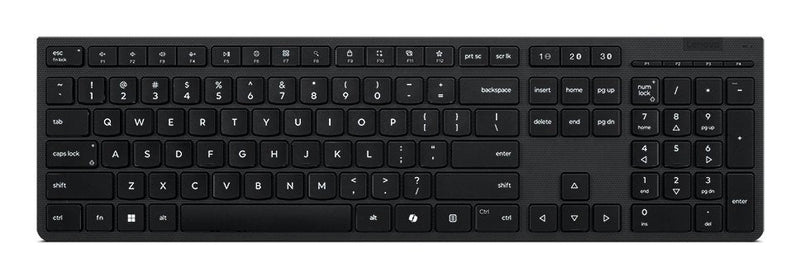 Lenovo 4Y41R64540 Keyboard Home Office RF Wireless + Bluetooth English Ee. Uu. Black
