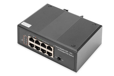 Digitus DN-651113 Switch No Administrado Gigabit Ethernet (10/100/1000) Energía Sobre Ethernet (PoE) Black — image 1