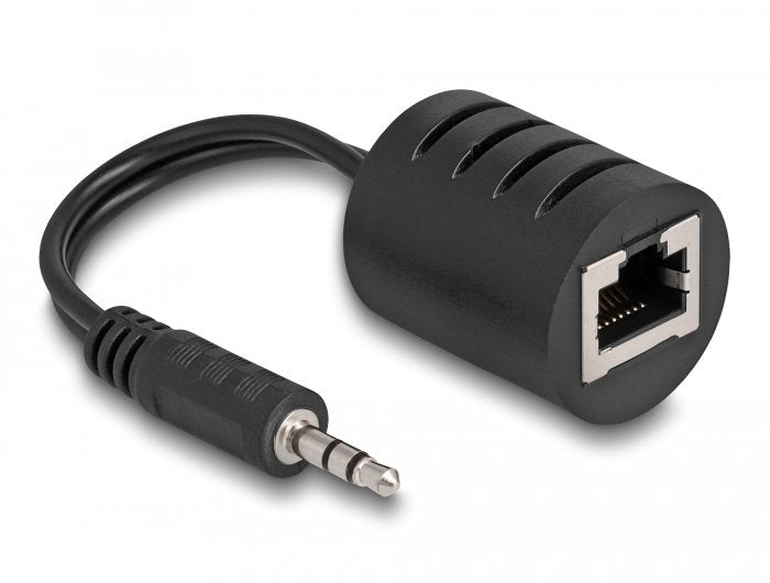 Delock Extensor Audio Stereo RJ45 Female a Connector Stereo 3,5MM Male CAT.5 Up To 50M, Set 2 Pieces