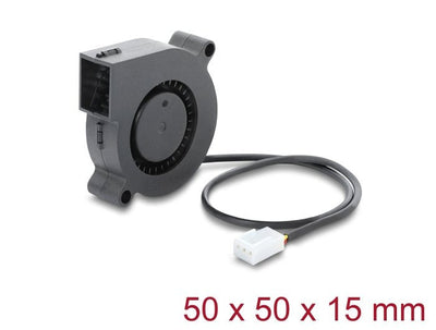 Delock Fan Radial/Soplador Fan 12V DC 50X50X15MM 3 Pin — image 1