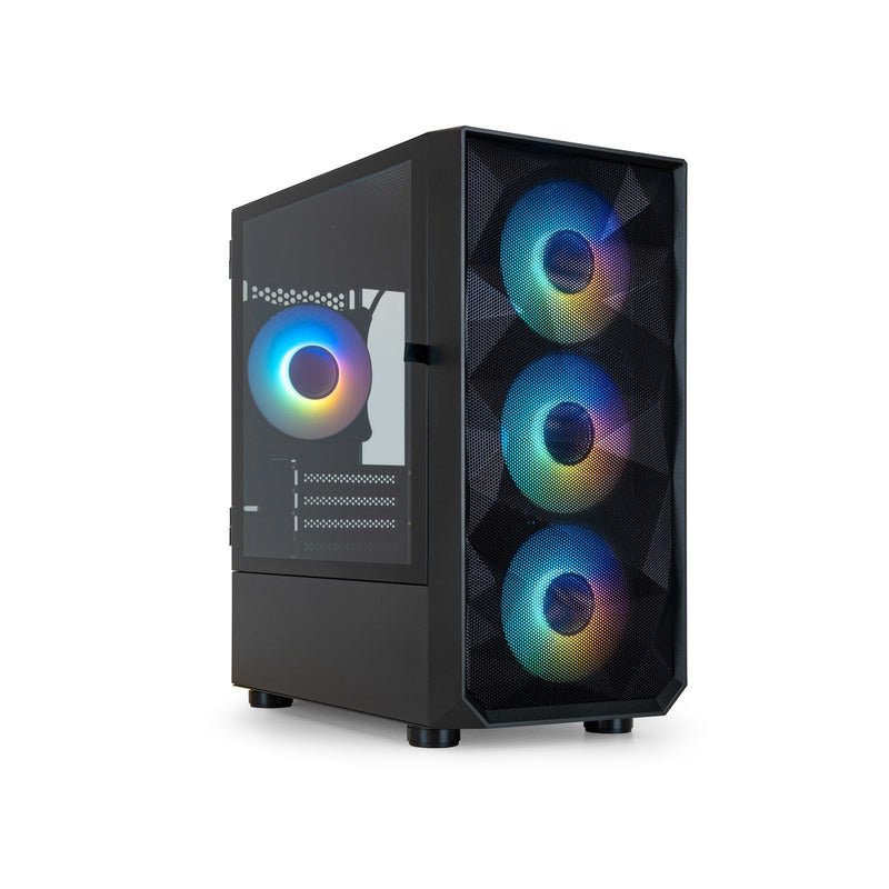 TooQ Seizure Box Minitorre Gaming Micro-atx/Mini-itx - Panel Side Glass Tempered - Size Drive Soportado 3.5,