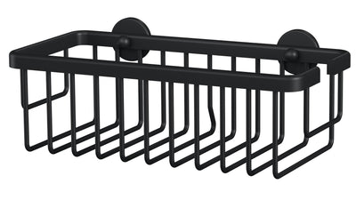 Tesa Moon Black Aluminium Montado Wall Basket Ducha — image 1