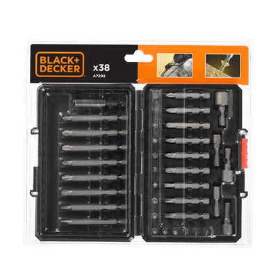 Black + Decker Kit 38 Pieces Atornillar A7202-XJ — image 1