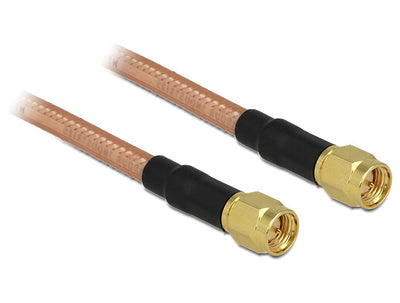 Delock Cable Antenna Sma Male Sma Male RG-142 400MM Low Loss — image 1