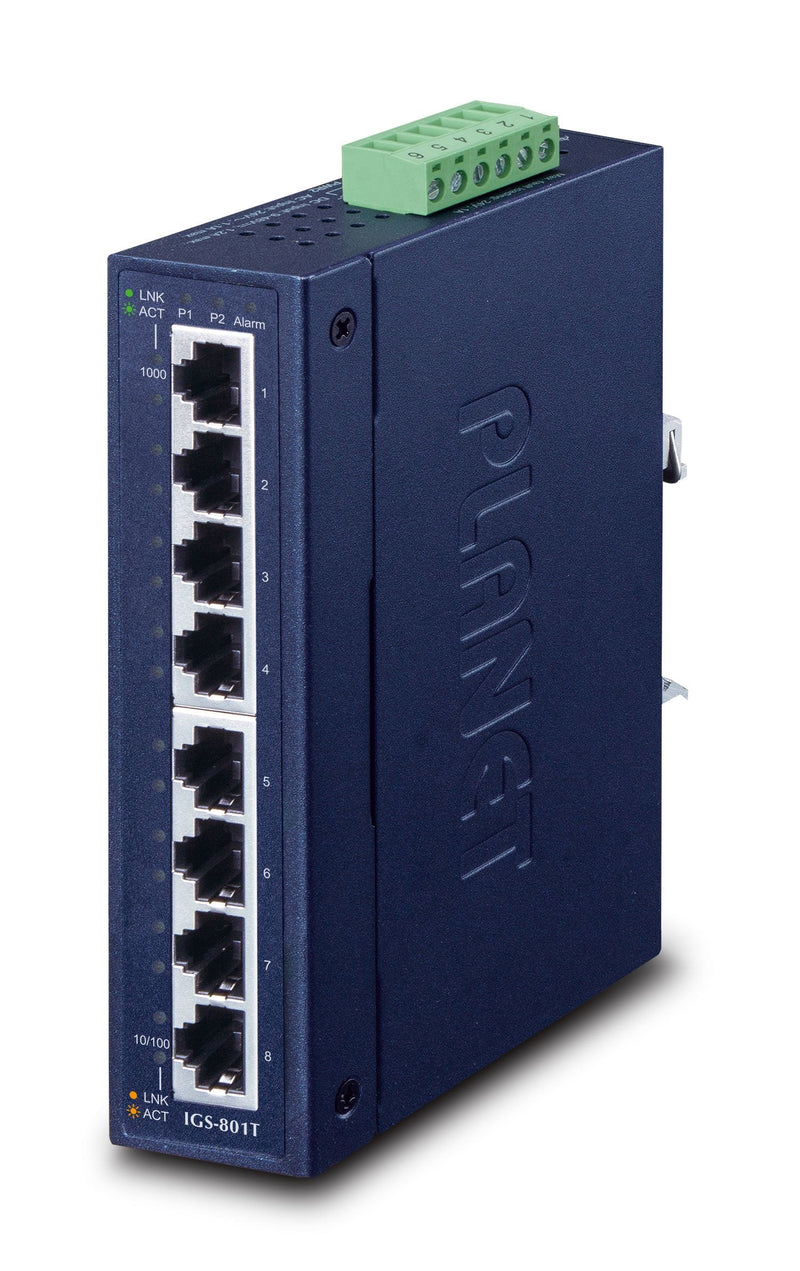 Planet IGS-801T Switch No Administrado L2 Gigabit Ethernet (10/100/1000) Black