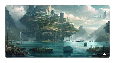 Sharkoon Mouse Pad Mouse Juegos Skiller SGP40 D6 Green Azulado/Multicolour 4044951042531 — image 1