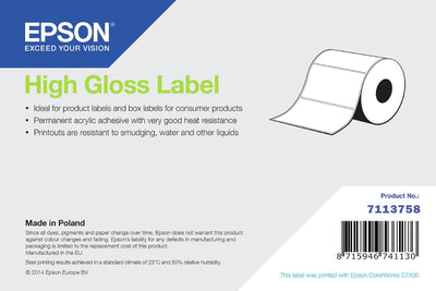 Epson High Gloss Label 102X51MM 2310 Etiketten Die-cut — image 1
