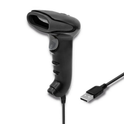 Qoltec 50866 Reader Code Barcodes 1D Laser Black — image 1
