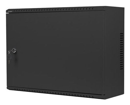 Lanberg Cabinet Mural Rack 19 4U+3U/540X200 Low Perfil Black Ensamblado