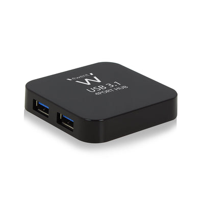 Ewent USB 3.1 Gen 1 Hub 4 Ports Highspeed AC Powered Ewent EW1134, USB 3.1 (3.1 Gen 2) Type-a, USB 3.0 (3.1 Ge — image 1
