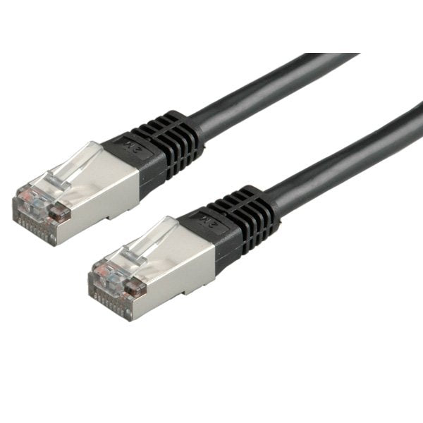 Value 21.99.1335 Network Cable Black 1M CAT.6 S/FTP (s-STP)