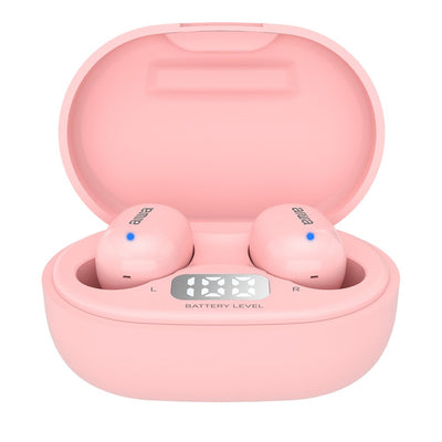 Aiwa Headphones Micro EBTW-150PK Pink Bluetooth/Touchscreen/Case Charging/Screen LED/2XMIC EBTW-150PK — image 1