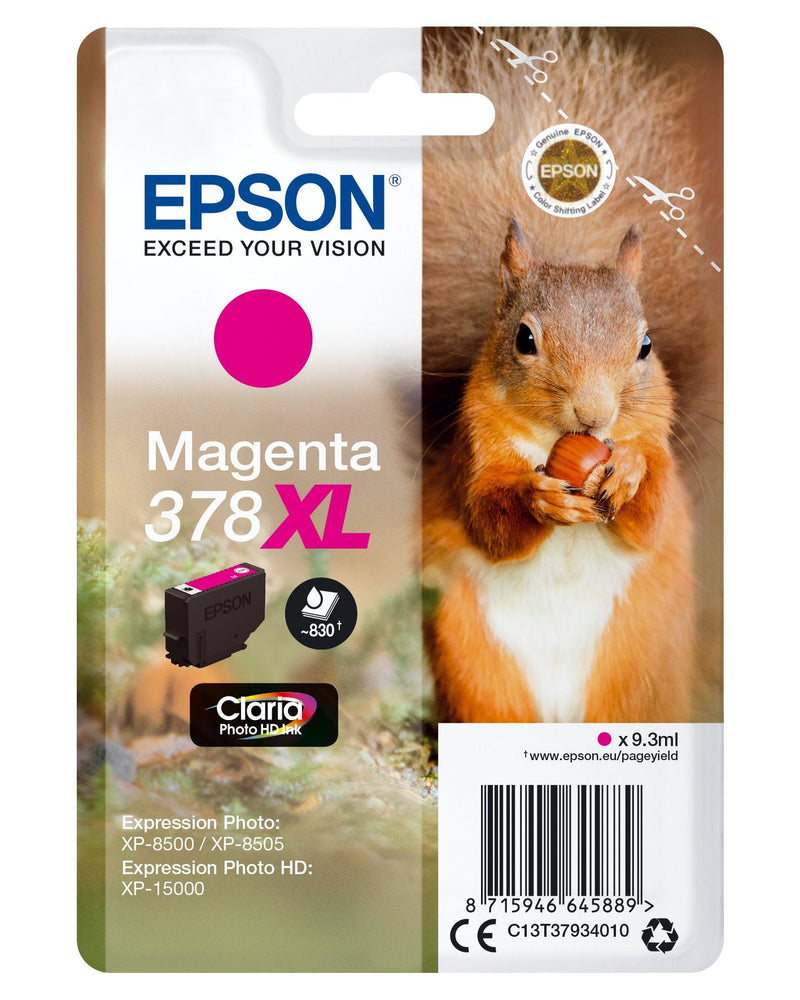 Epson Genuine Ink Nº378 XL High Capacity Magenta