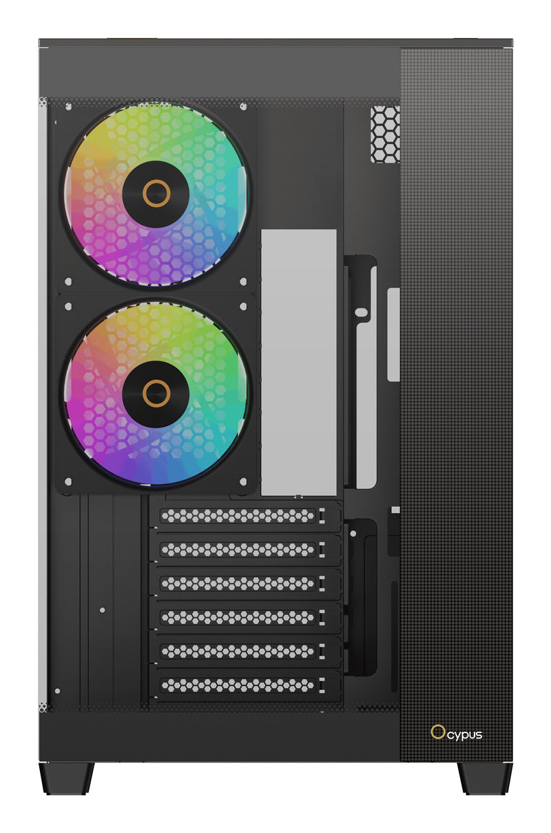 Ocypus PC Case Delta C74 ARGB Black Panoramaglas) DELTA-C74-BKD200XX-GL