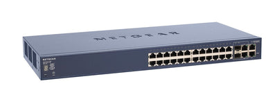 Netgear FS728TS Prosafe Smart Switch 24 Port 10/100 + 4 Ports — image 1