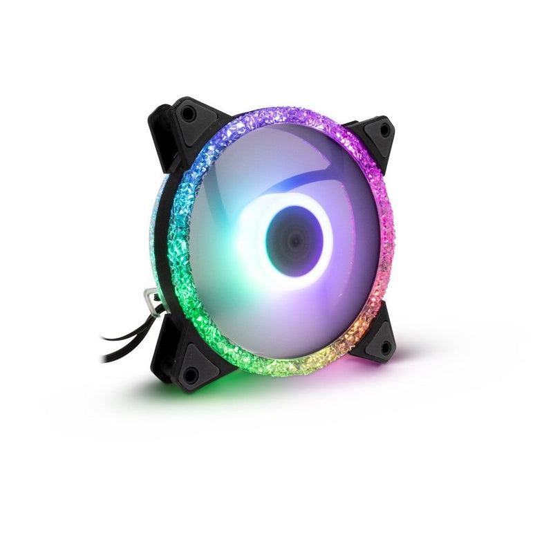 Fan Inter-tech 120 * 120 * 25 Argus RS-071 Rgb, Kristall-effek Retail