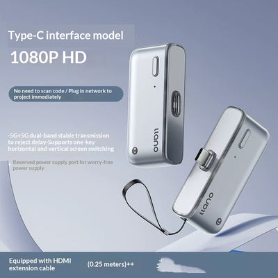 Green Giant Type-C Wireless Mirroring Display HDMI Conference Screen-Mirroring Box For PCs