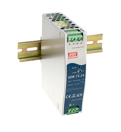 Meanwell Power Supply - 48V 75W Din Rail Schmal — image 1