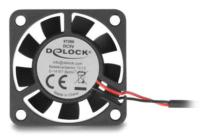Delock Fan Axial 5V Dc, 40 X 40 X 10MM Black — image 1