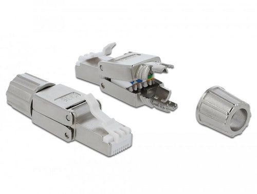 Delock 86476 Connector Modular RJ45 CAT.6 STP Without Tools — image 1