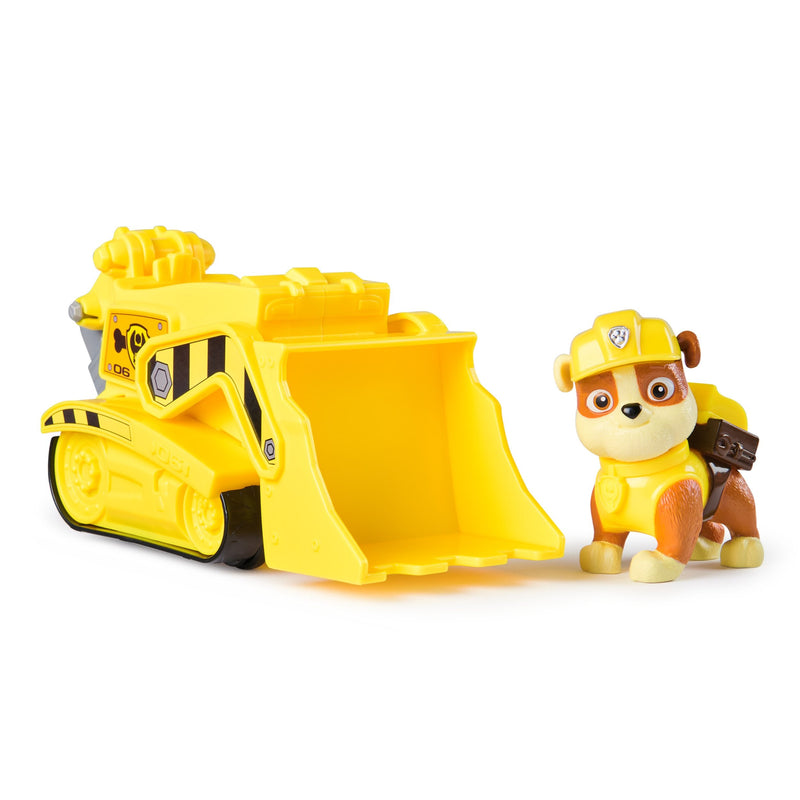 Spin Master Paw Patrol - Vehículo Construcción With Figure Toy Rubble, Vehículo Toy 6071214