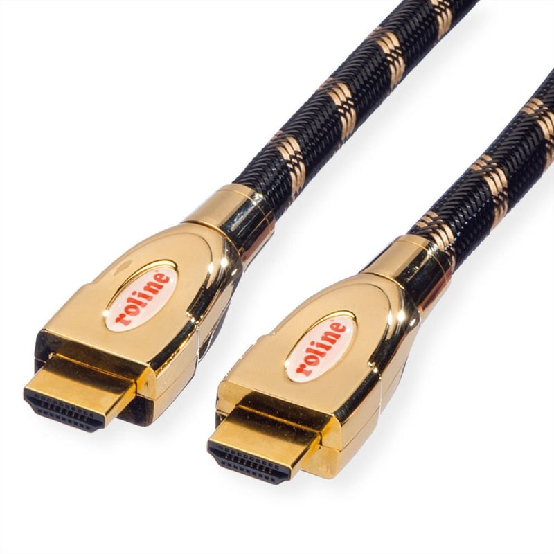 Roline Cable 11.04.5690 HDMI 1M HDMI Type a Standard Black Oro