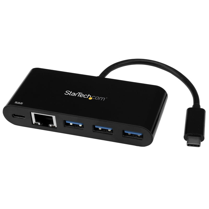 Hub Concentrador USB 3.0 USB-C Perp 3 Ports With Ethernet And Pd