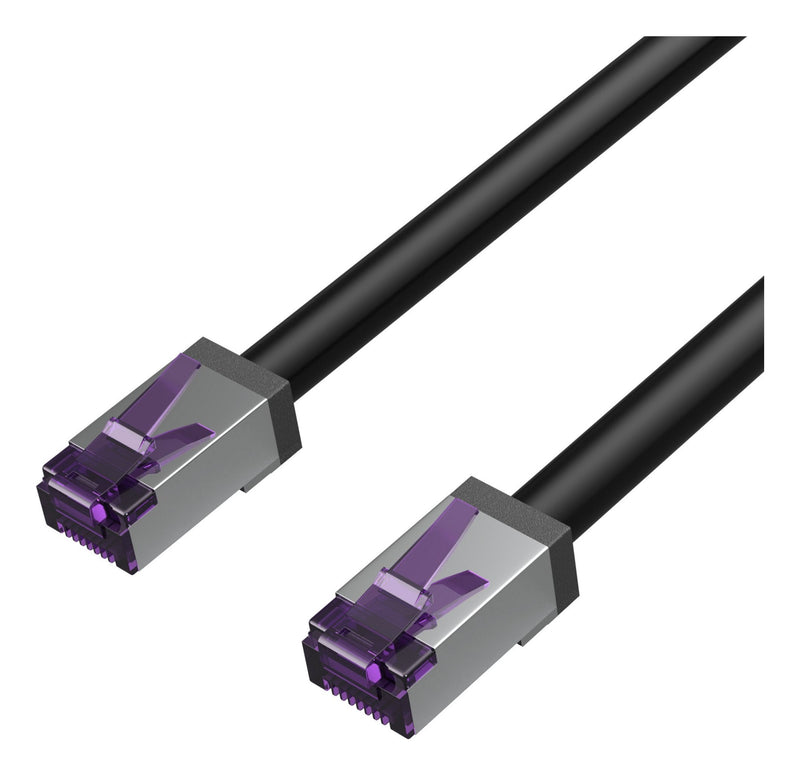 Flexline Network Cable CAT.6A S/FTP Kurze Bauform Black 7,5M