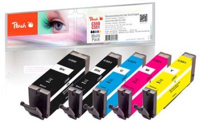 Peach Ink Compatible Canon PGI-550/CLI-551 Multi-pack — image 1