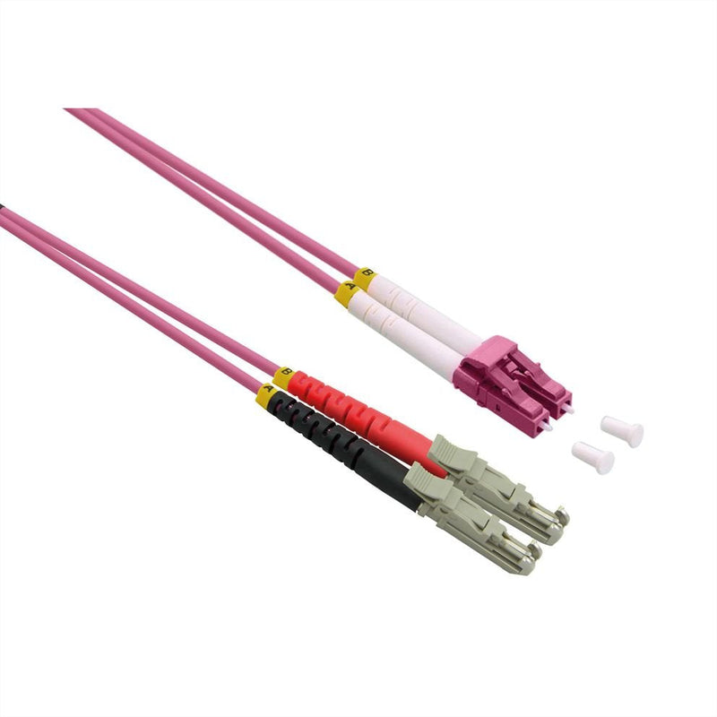 Roline Lwl-cable Duplex 50 125M OM4, Lsh Lc, Lsoh, Violett, 2M