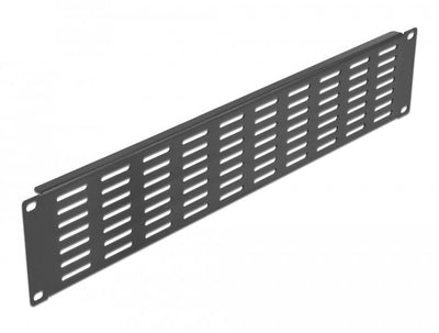 Delock Panel Gabinete Network 19 With Ranuras Ventilación Horizontal 2U Black — image 1