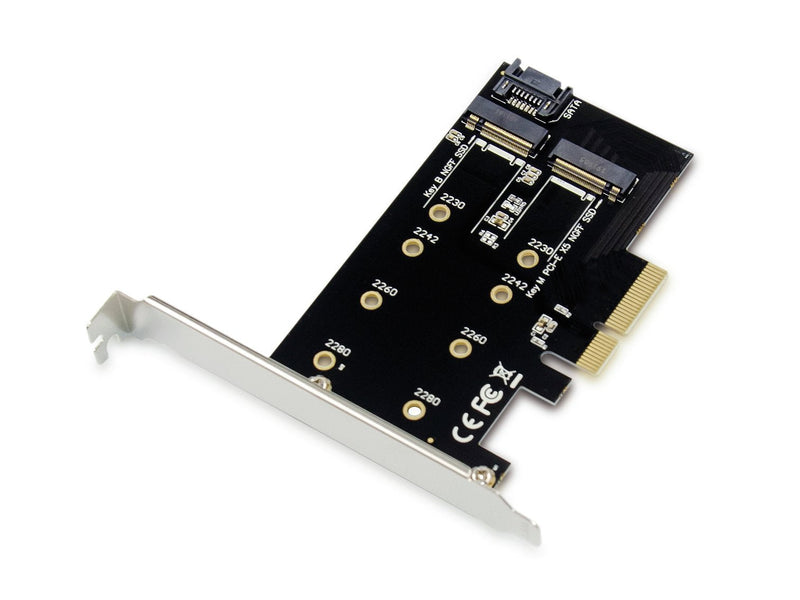 Conceptronic Pci Express Card 2-IN-1M.2 SSD Emrick Black