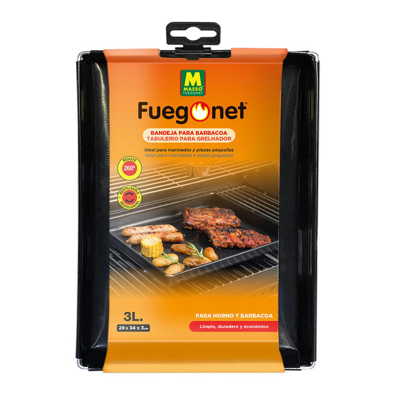 Tray Barbecue 3 L (34 X 29 X 3CM)