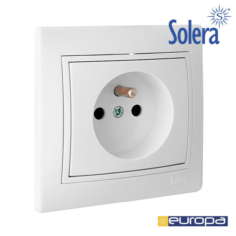 Solera Base Bipolar 16A 250V With Socket Francesa S.europa ERP60FU