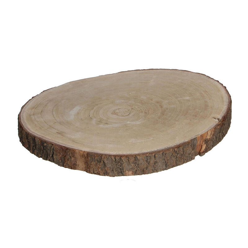 Base Decorativa Tronco Wood Ø34X4CM